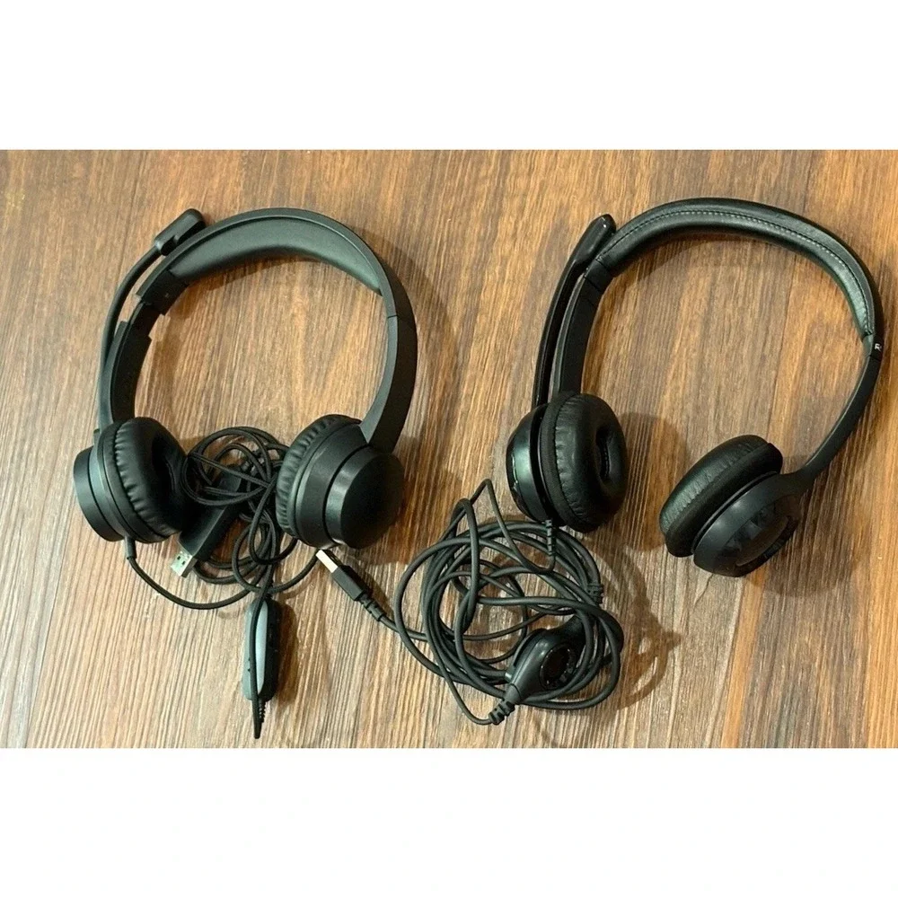 Logitech And Onn USB Headset with Microphone For PC Gaming Chat